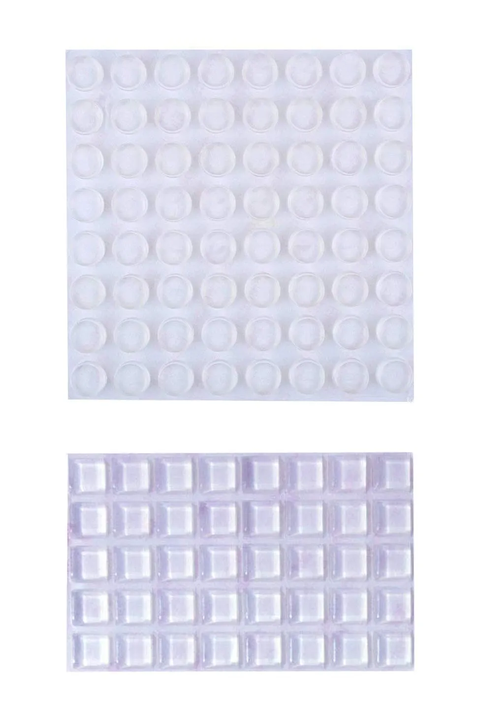 1/2" Clear Rubber Feet Bumper Pads Self-Adhesive Buffer Pads Cabinet Door Bumpers Noise Dampening Pads Drawer Stops 104 Pcs