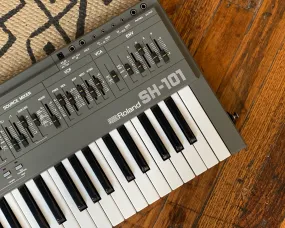 1982 Roland SH-101 - Grey w/ Mod Grip & Original Manual