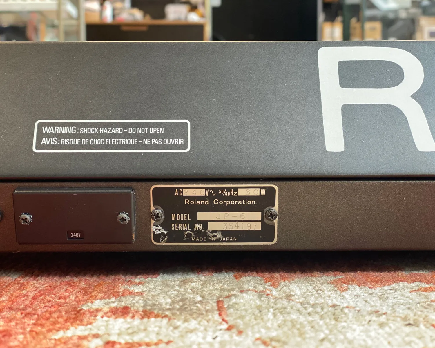 1983 Roland Jupiter 6 Polyphonic Analogue Synthesizer with EPS Flight Case - Serviced
