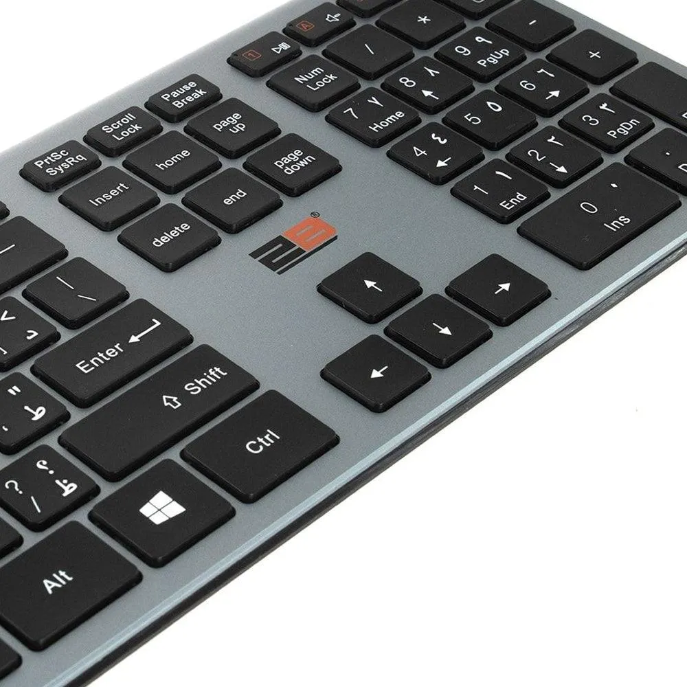 2B KB306 Wireless Keyboard   Mouse Combo English & Arabic