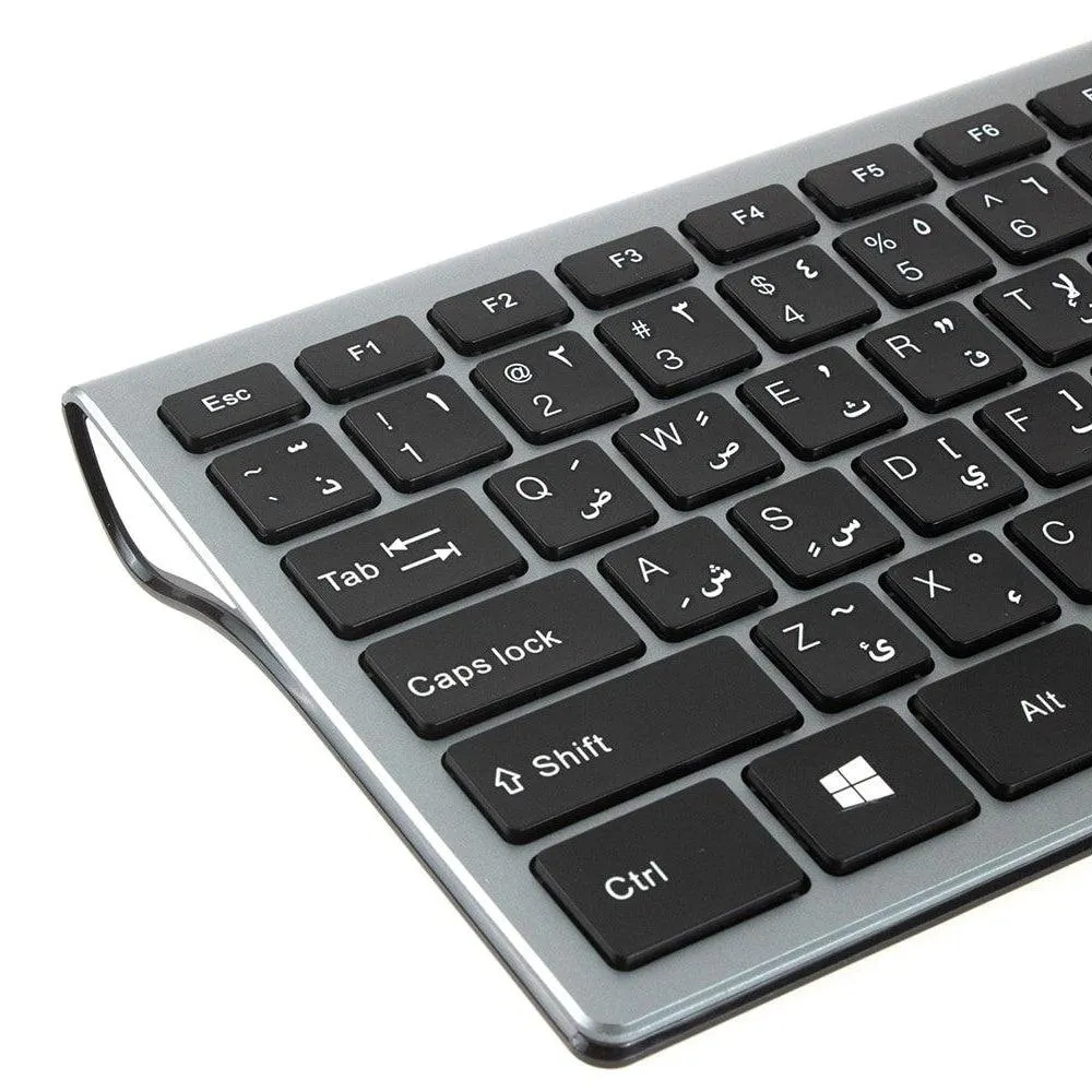2B KB306 Wireless Keyboard   Mouse Combo English & Arabic