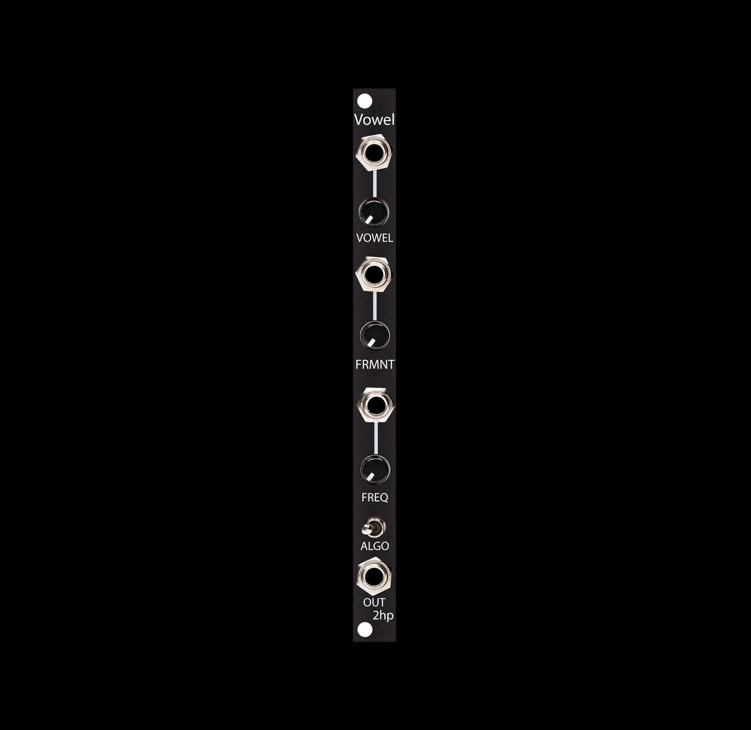 2hp Vowel - Black