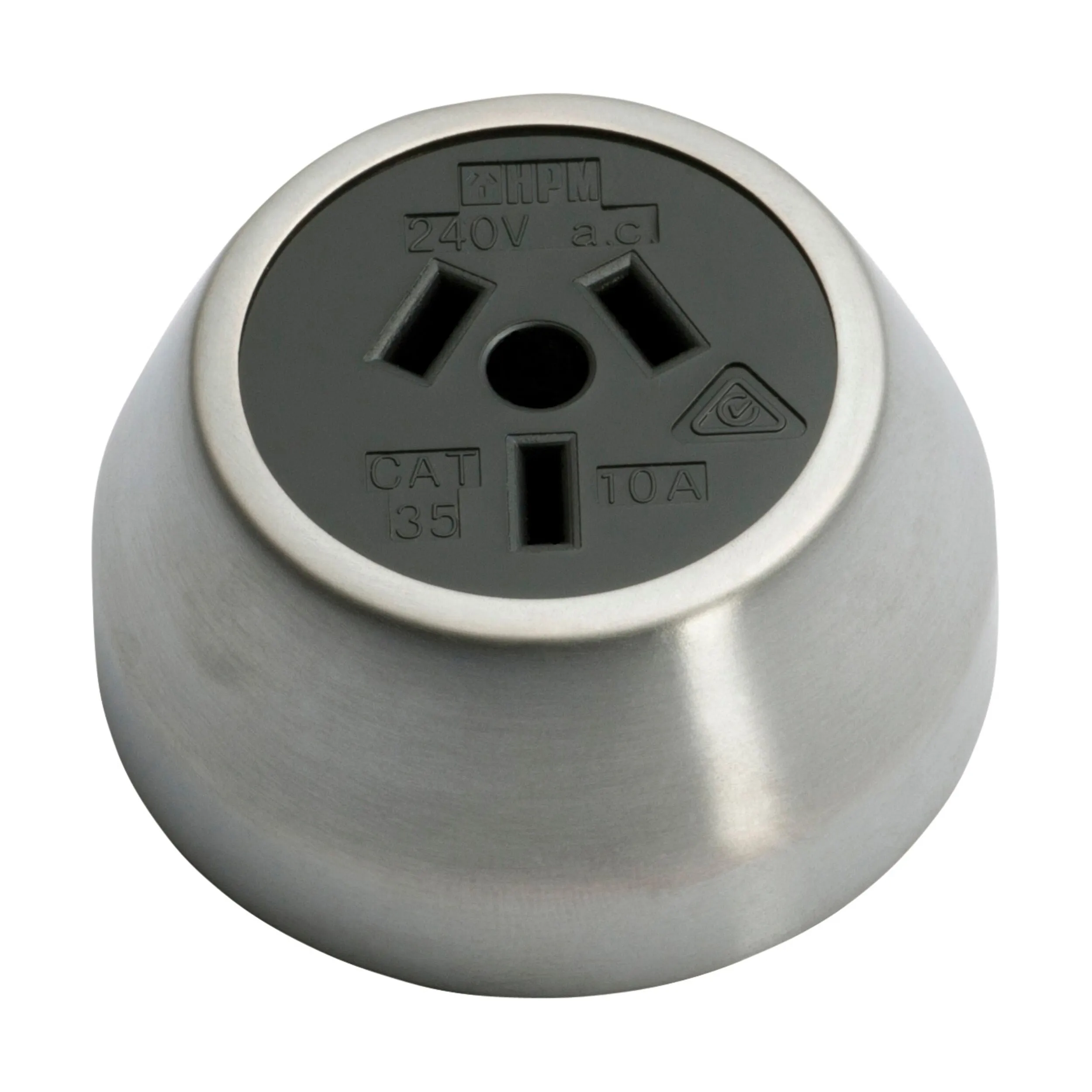 5534 Socket Federation Black Mechanism Satin Chrome D60xP29mm