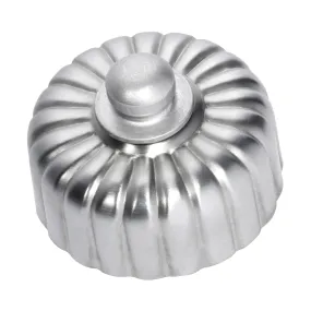 5542 Fan Controller Fluted Satin Chrome D55xP40mm