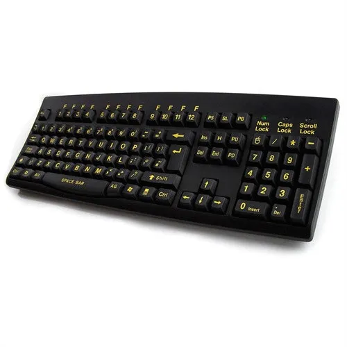 Accuratus 260 Hi-Vis Upper Case Keyboard