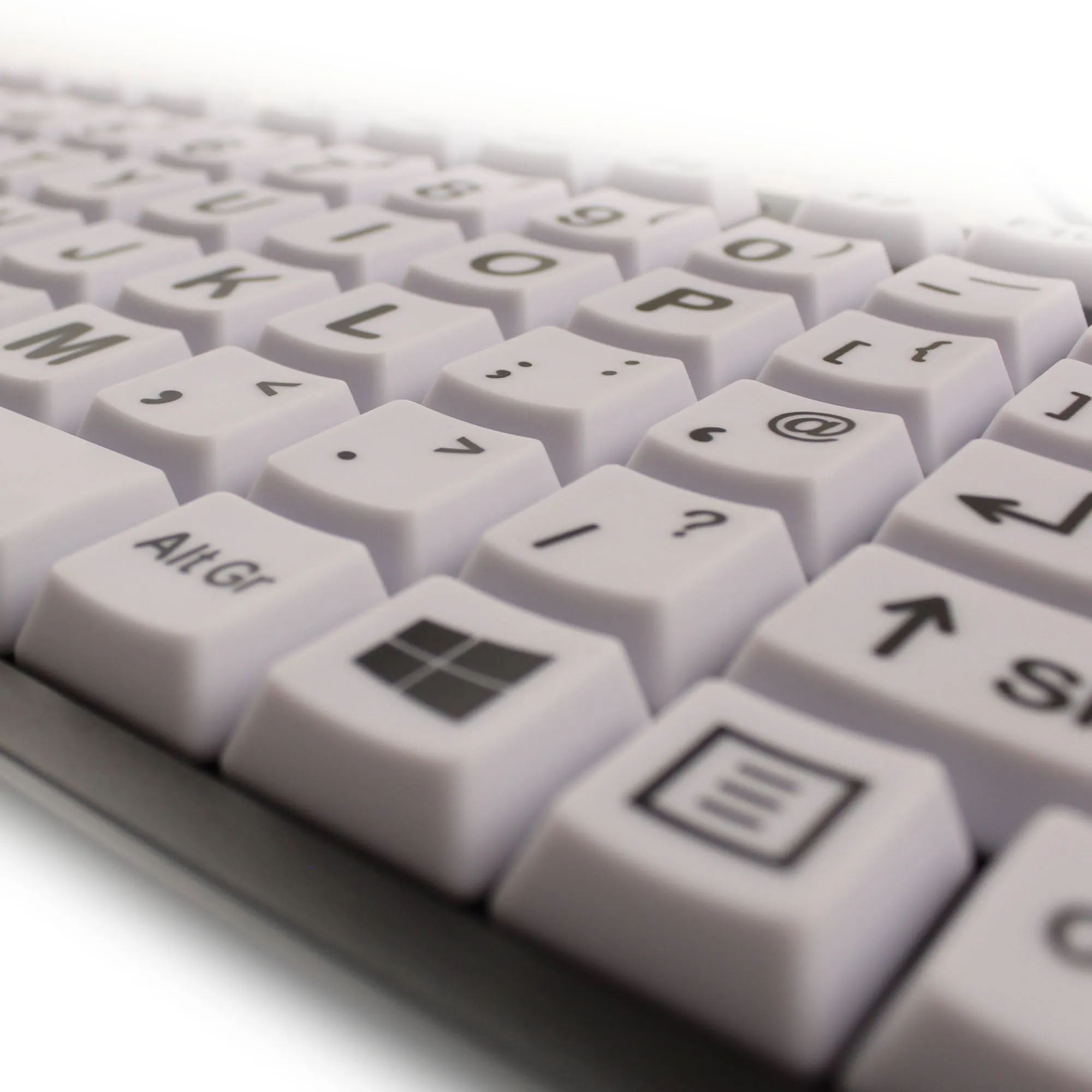 Accuratus Monster 2 High Contrast Lowercase Keyboard with Extra Large Keys