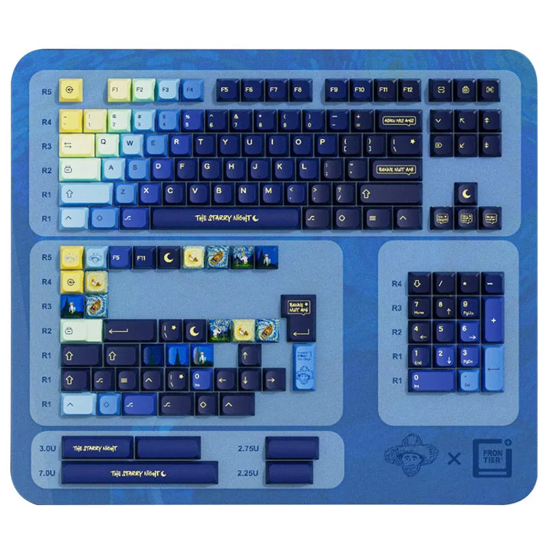 ACGAM The Stars Night Keycaps Set