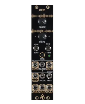 After Later Audio STEPS Random Looping Stepped CV and Burst Generator
