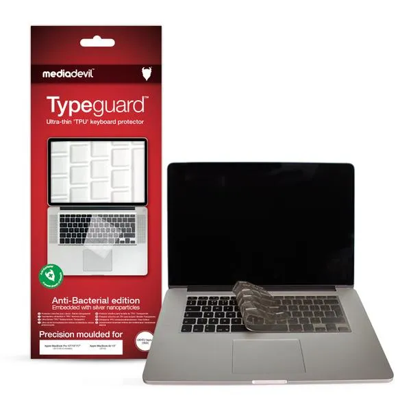 Apple MacBook and MacBook Pro (2010-2012) Keyboard Protector (Anti-Bacterial) | Typeguard