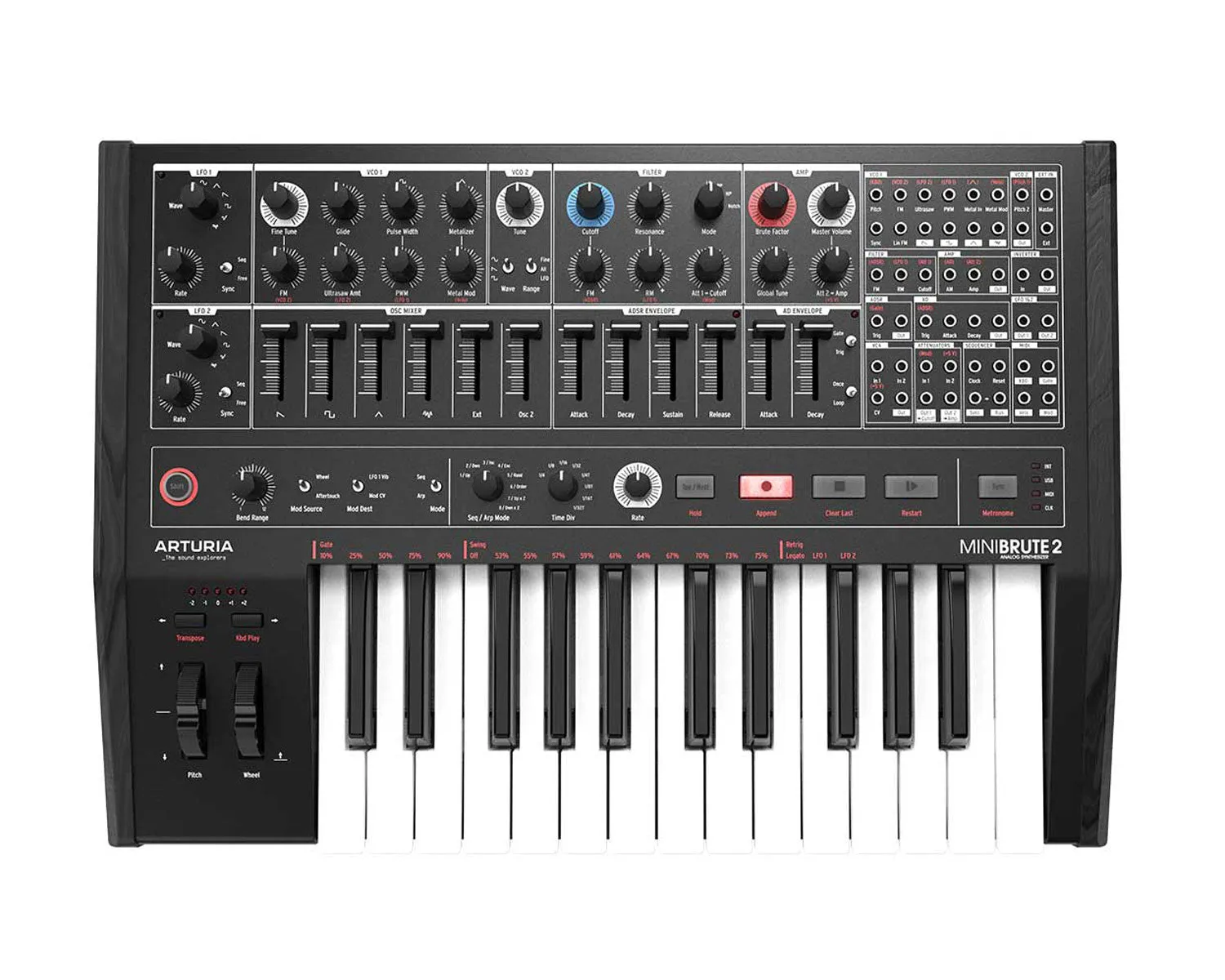 Arturia Minibrute 2 Noir w/ Bonus V Collection 8