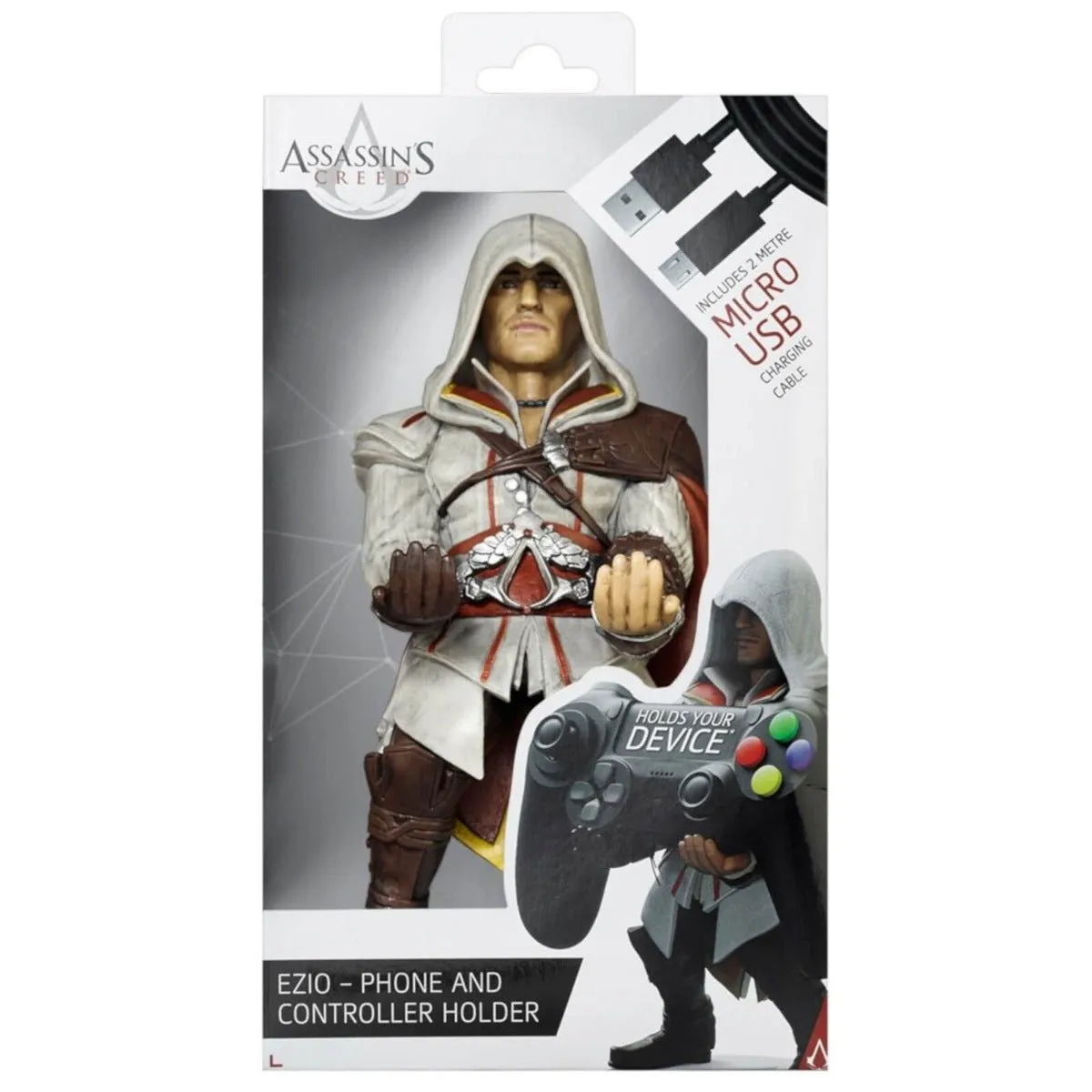 Assassin's Creed Ezio Cable Guy Controller & Smartphone Stand