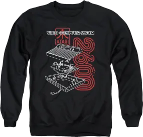 Atari 2600 Video Computer System Sweatshirt