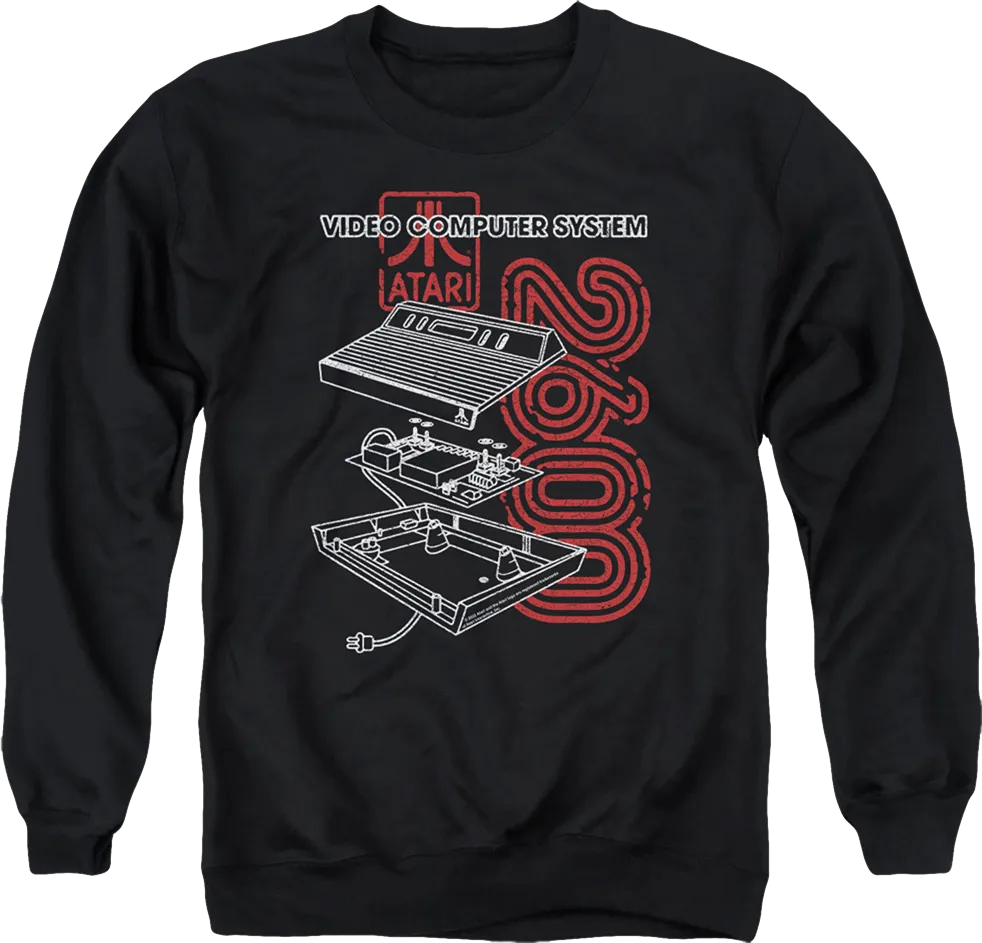 Atari 2600 Video Computer System Sweatshirt