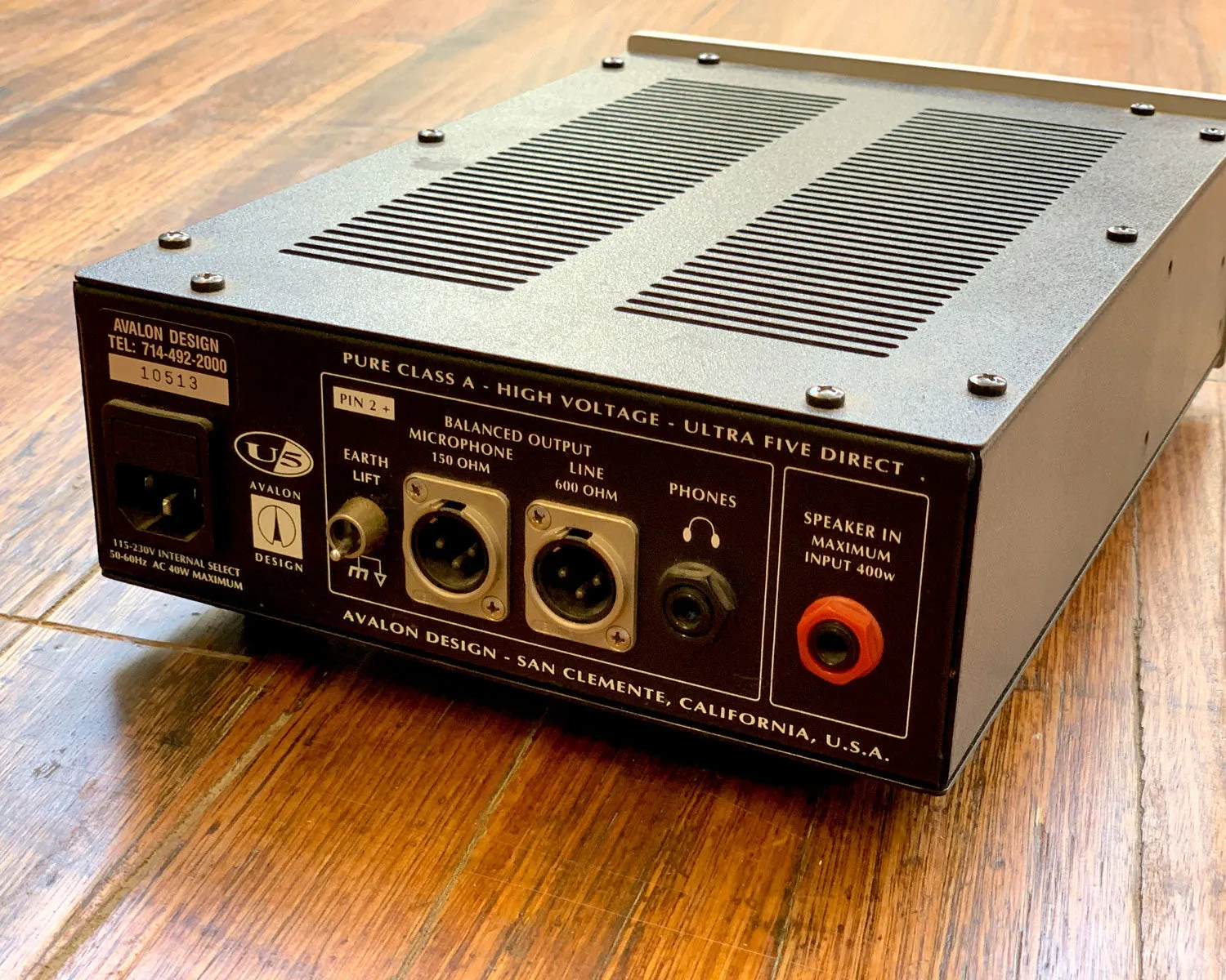 Avalon U5 DI-Preamp