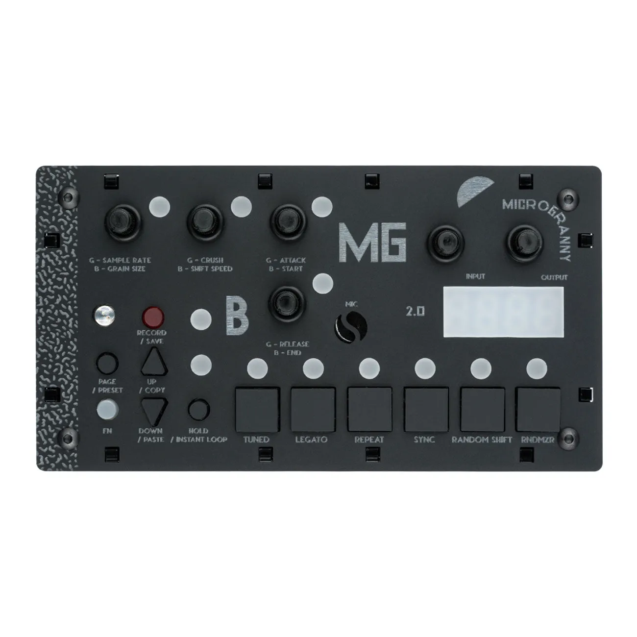 B Stock Bastl Instruments Microgranny 2 Noir Monophonic Granular Sampler