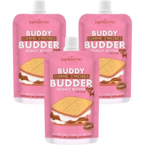 Bark Bistro Gimme S'mores Budder Dog Peanut Butter Squeeze Packs 4oz