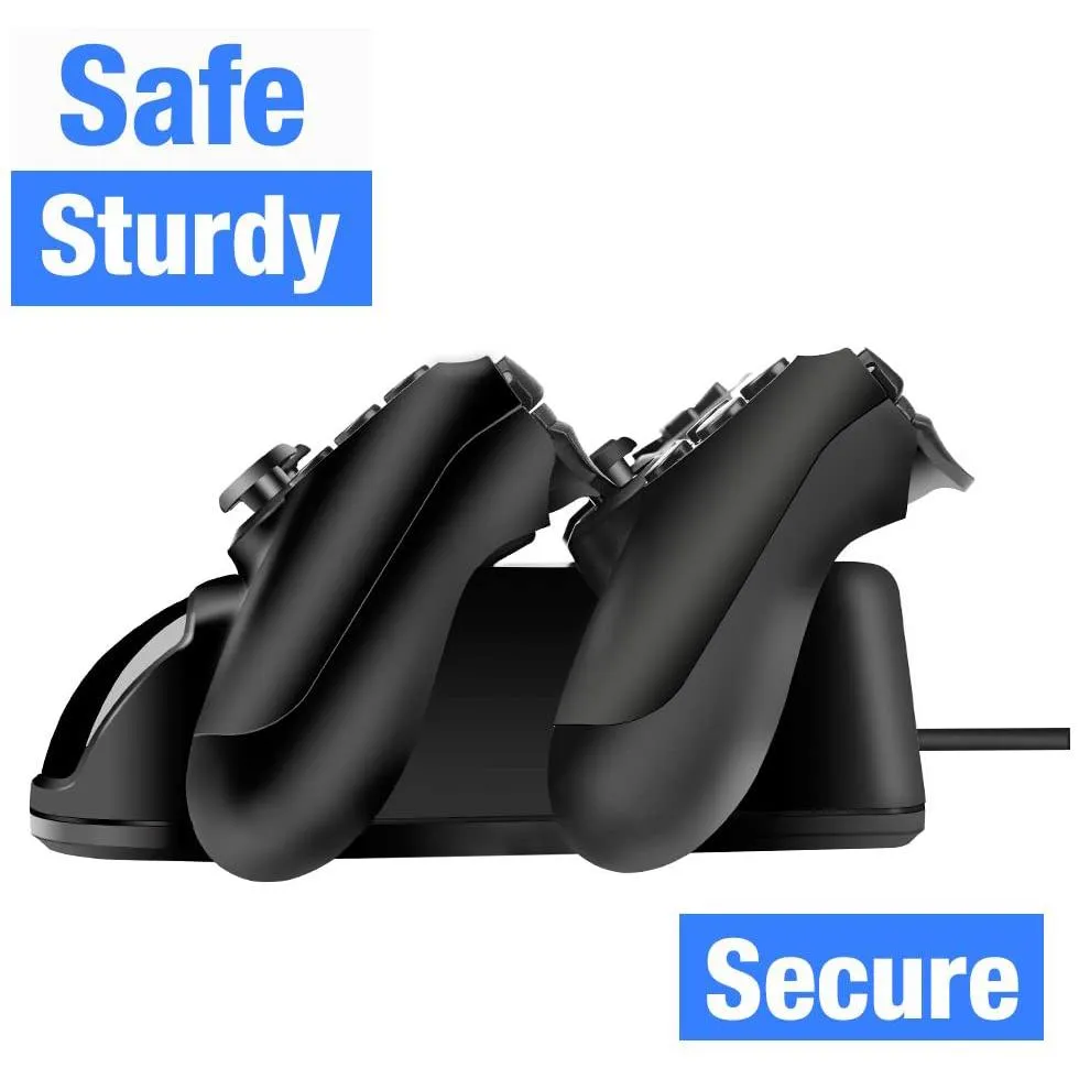 BEBONCOOL Controller USB Charging Station Dock for PS4