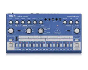 Behringer RD6 BU Analog Drum Machine - Blue