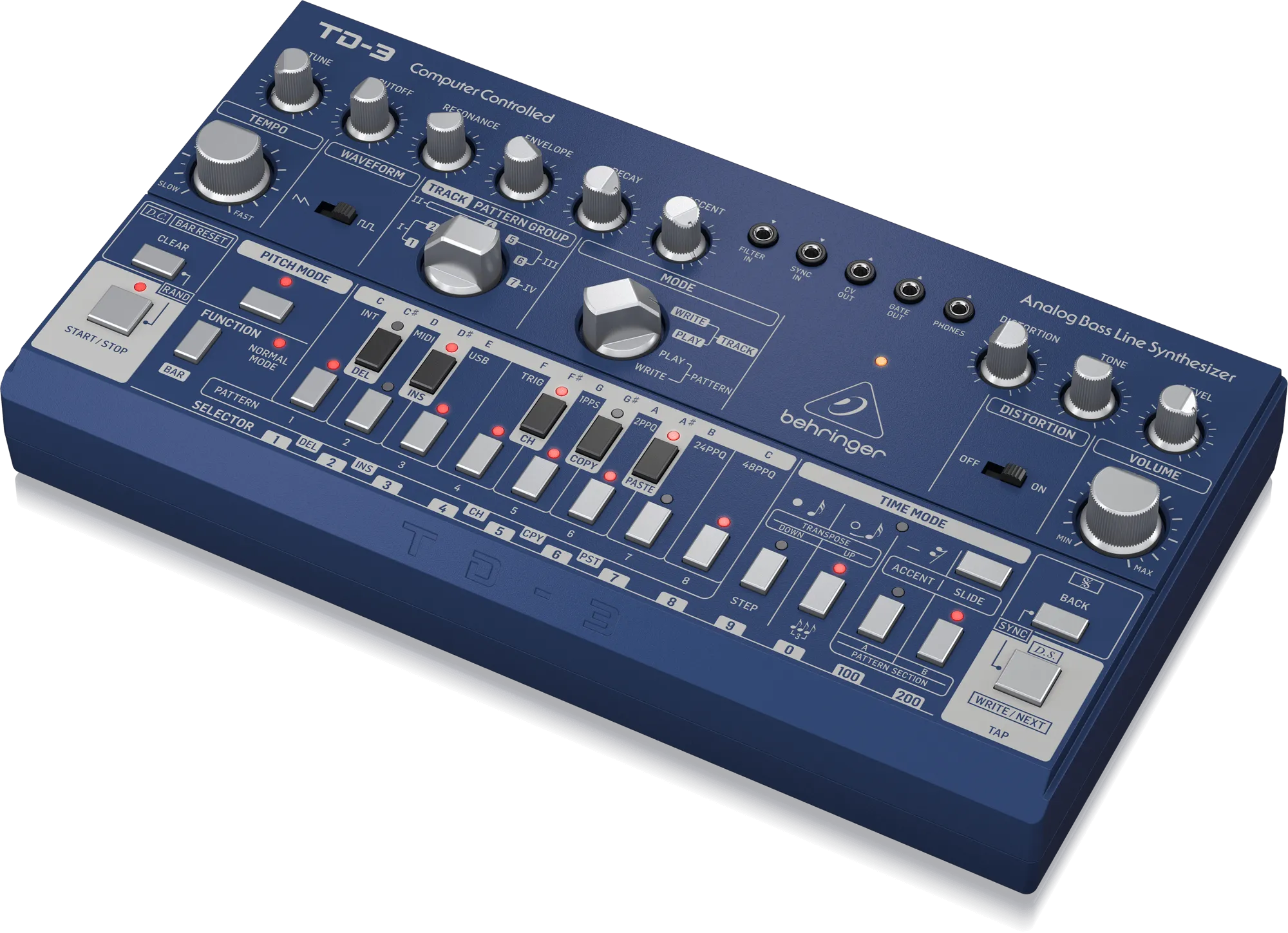 Behringer TD-3 Blue Analog Bass Line Synth