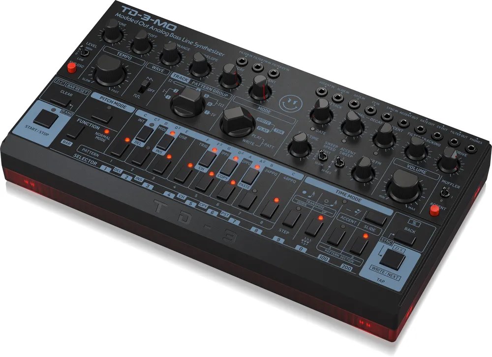 Behringer TD-3-MO-BK Modded Out Analogue Bass Synthesizer