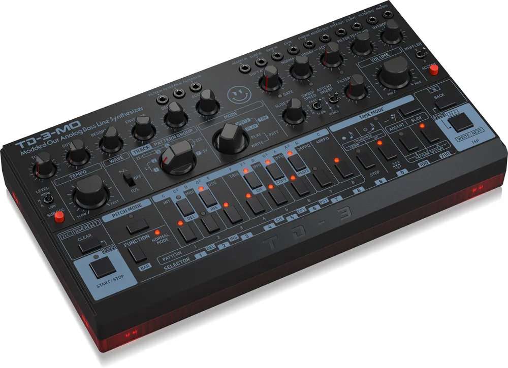Behringer TD-3-MO-BK Modded Out Analogue Bass Synthesizer