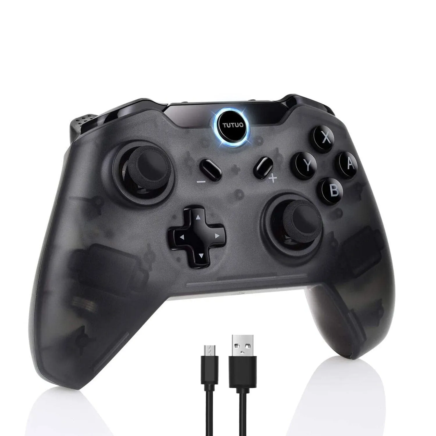 Black Bluetooth Wireless Controller for Nintendo Switch