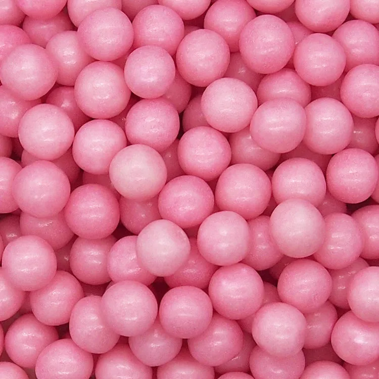 Bulk Pack 6mm Matt Pearls - No Soy Natural Ingredients Vegan Sprinkles