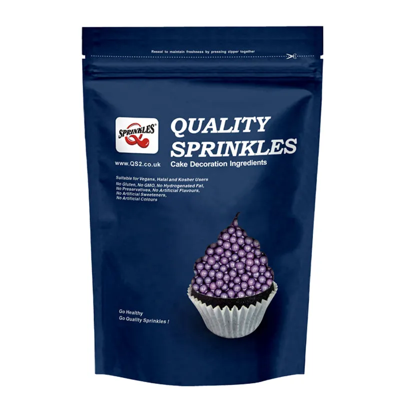 Bulk Pack 8mm Shimmer Pearls - Clean Label Sprinkles Cake Decoration
