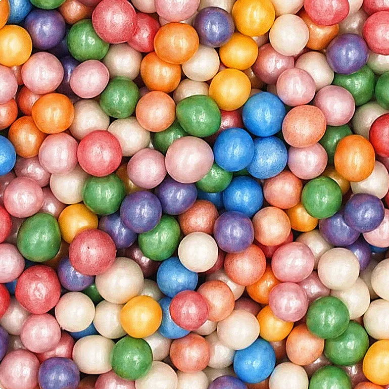 Bulk Pack 8mm Shimmer Pearls - Clean Label Sprinkles Cake Decoration