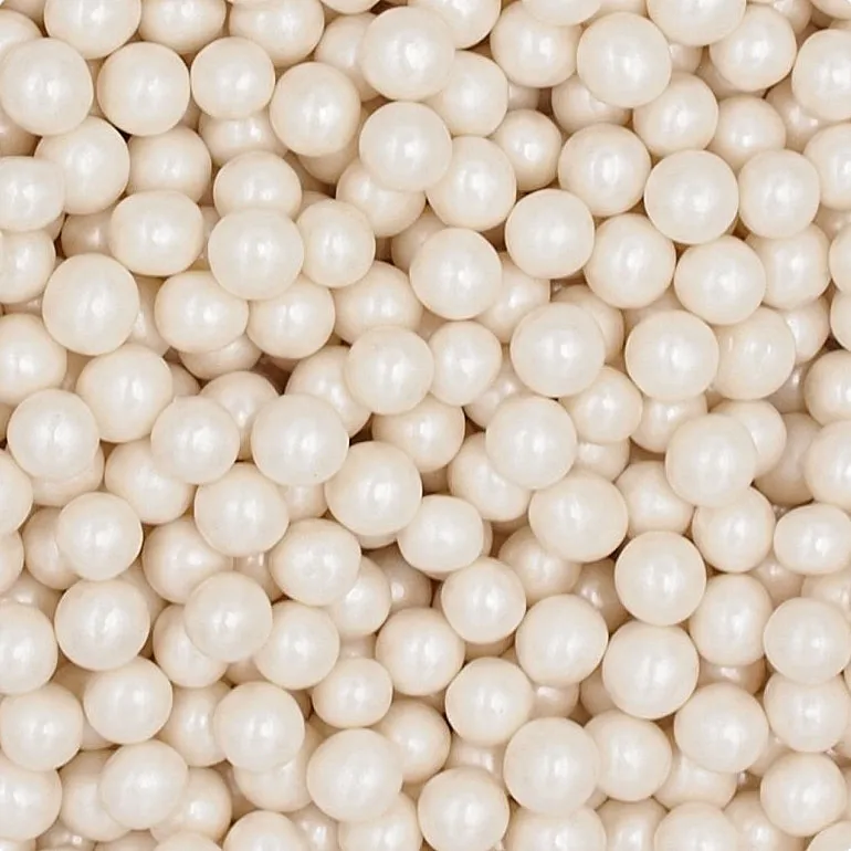 Bulk Pack 8mm Shimmer Pearls - Clean Label Sprinkles Cake Decoration