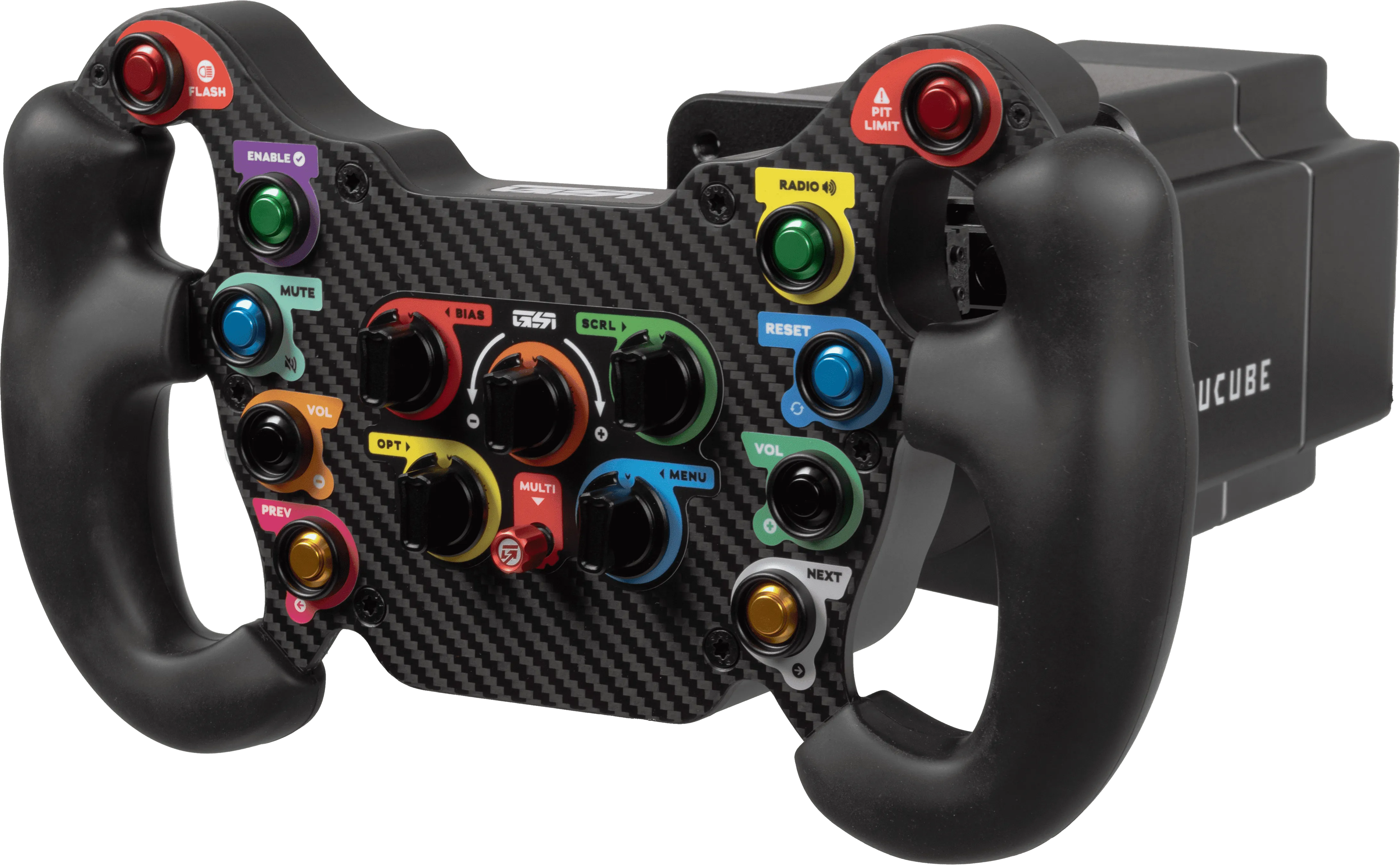Bundle - Simucube 2 Pro R2 Wheelbase, Quick Release and GOMEZ GSI GXL Pro Prime Steering Wheel (without Clutch) for PC
