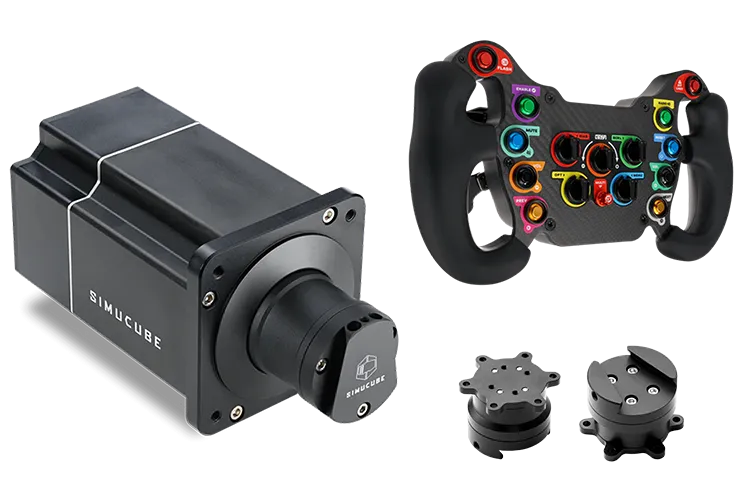 Bundle - Simucube 2 Pro R2 Wheelbase, Quick Release and GOMEZ GSI GXL Pro Prime Steering Wheel (without Clutch) for PC