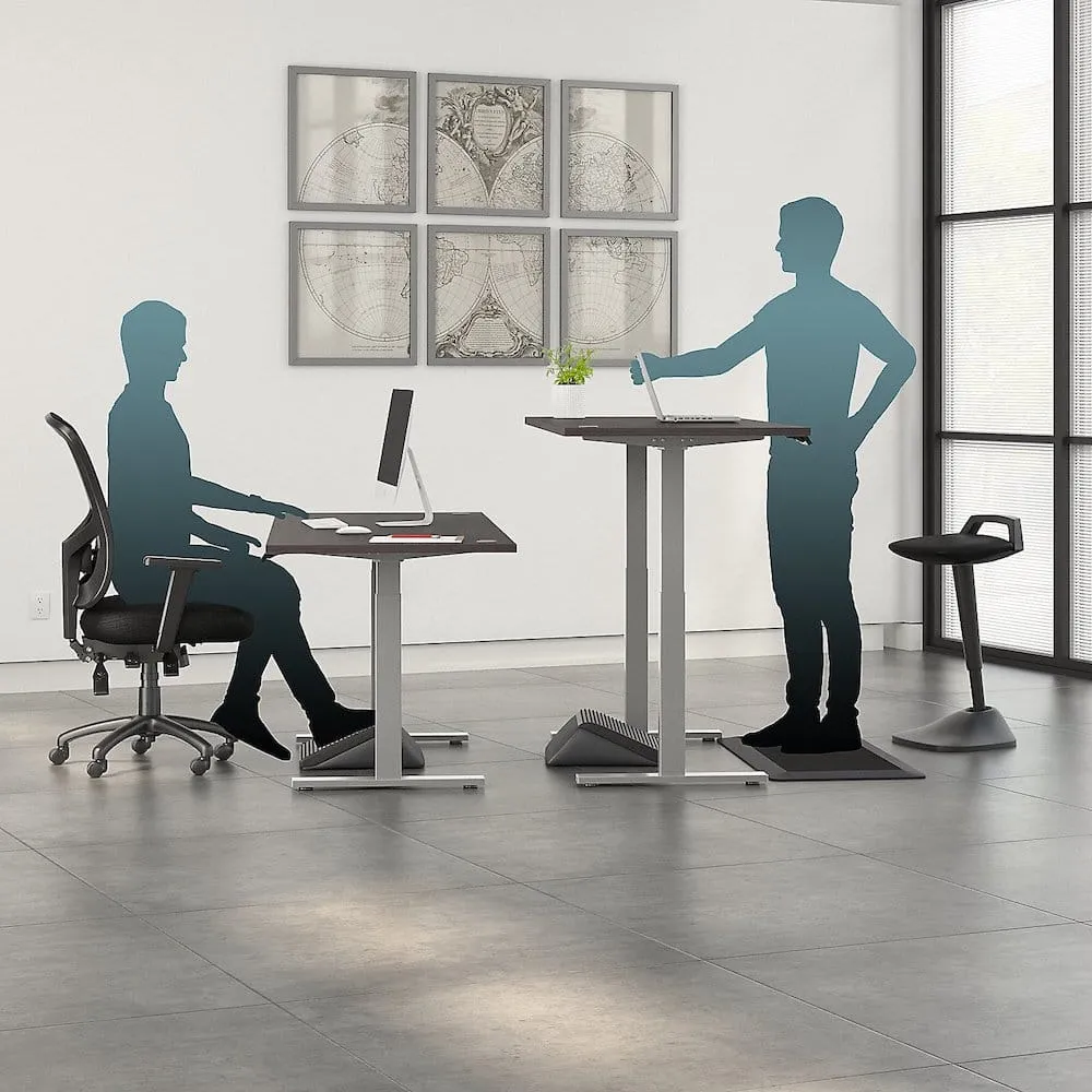 Bush Business Furniture 72W x 30D Height-Adjustable Standing Desk M6S7230SGSK