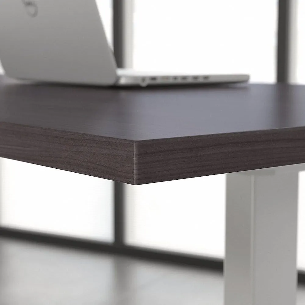 Bush Business Furniture 72W x 30D Height-Adjustable Standing Desk M6S7230SGSK