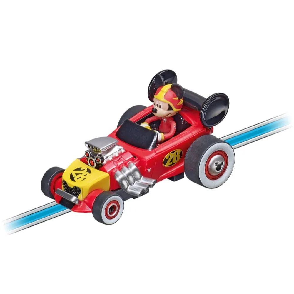 Carrera 63046 First Mickey on Tour 2.4m Track Slot Car Set