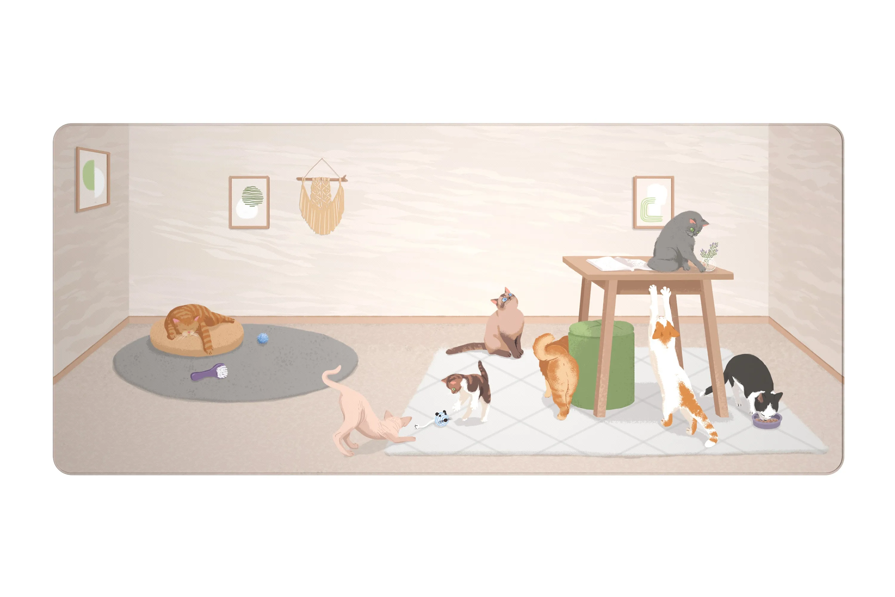 Cats Deskmat