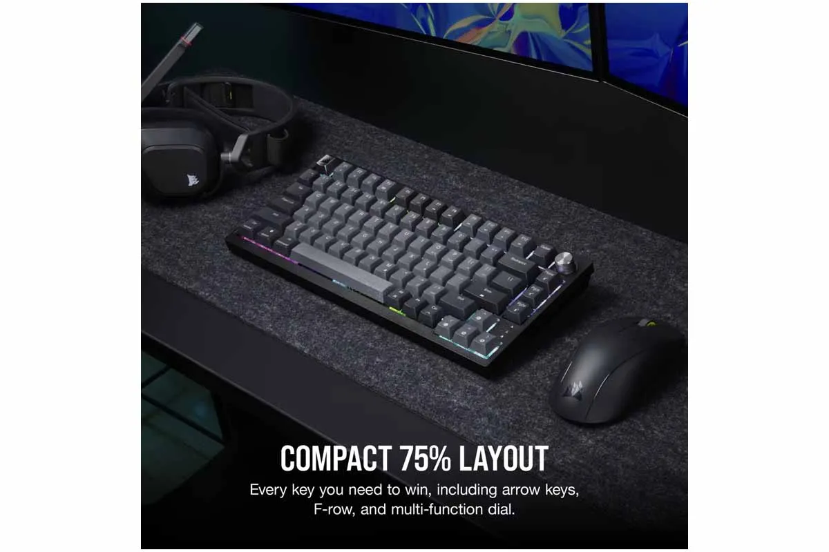 Corsair K65 Plus Wireless 75% RGB Mechanical Gaming Keyboard