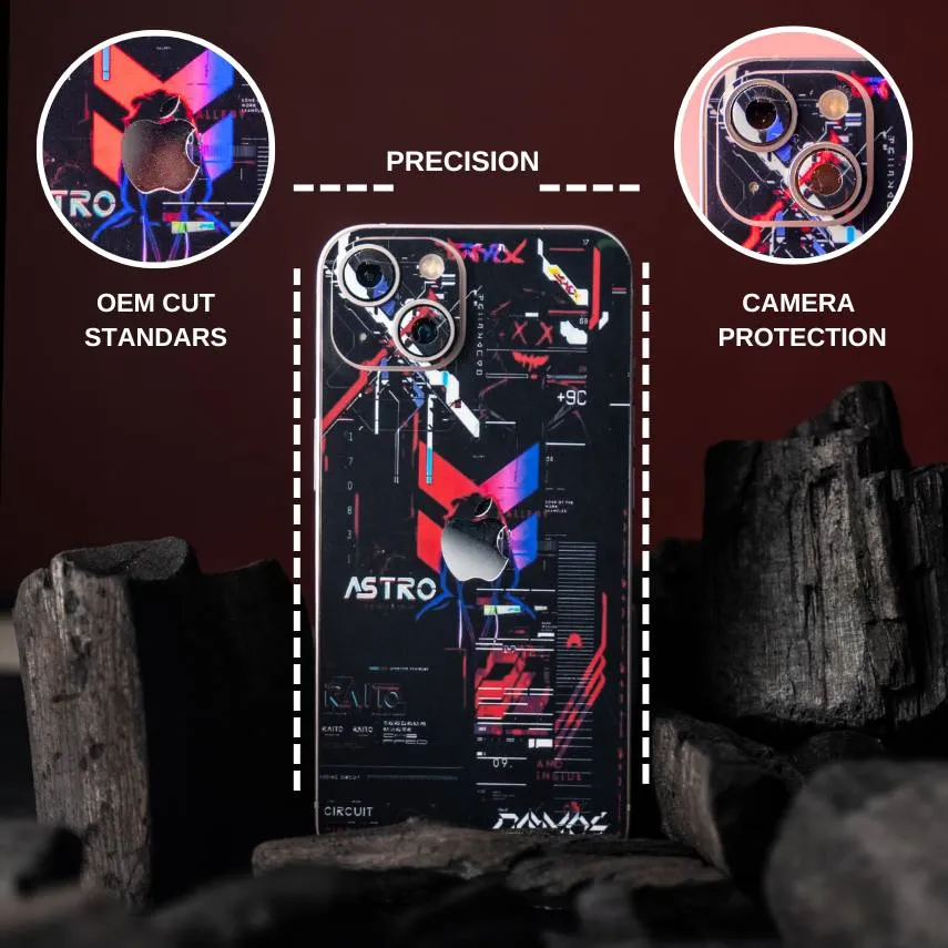 Cyber Rog Light Blue Gaming Mobile Skin