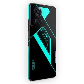 Cyber Rog Light Blue Gaming Mobile Skin