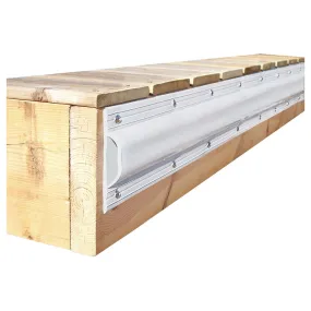 Dockedge 3-Way White Universal Profile - 25ft