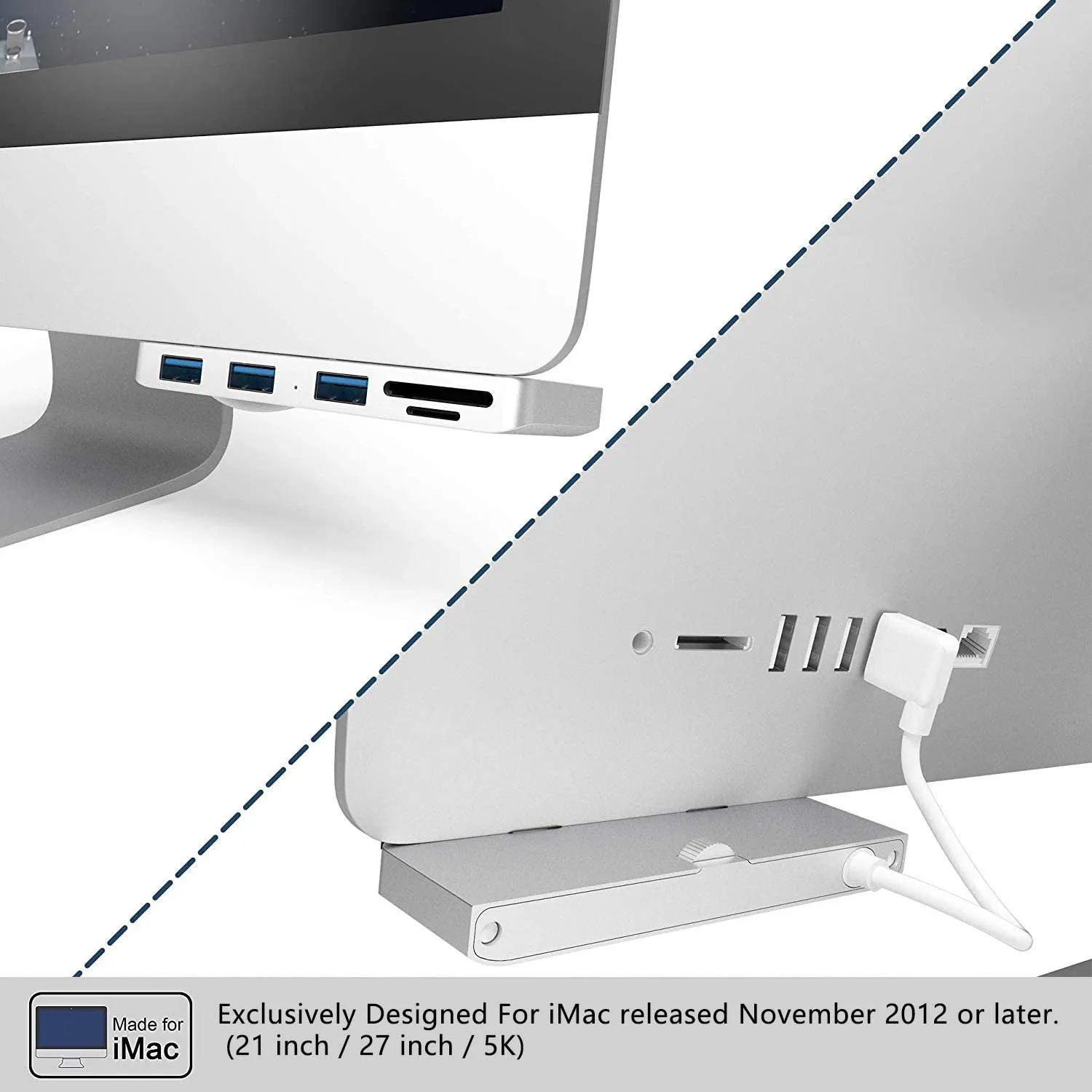 Docking station suitable for Apple all-in-one USB3.0 splitter imac Pro hub computer hub SD TF
