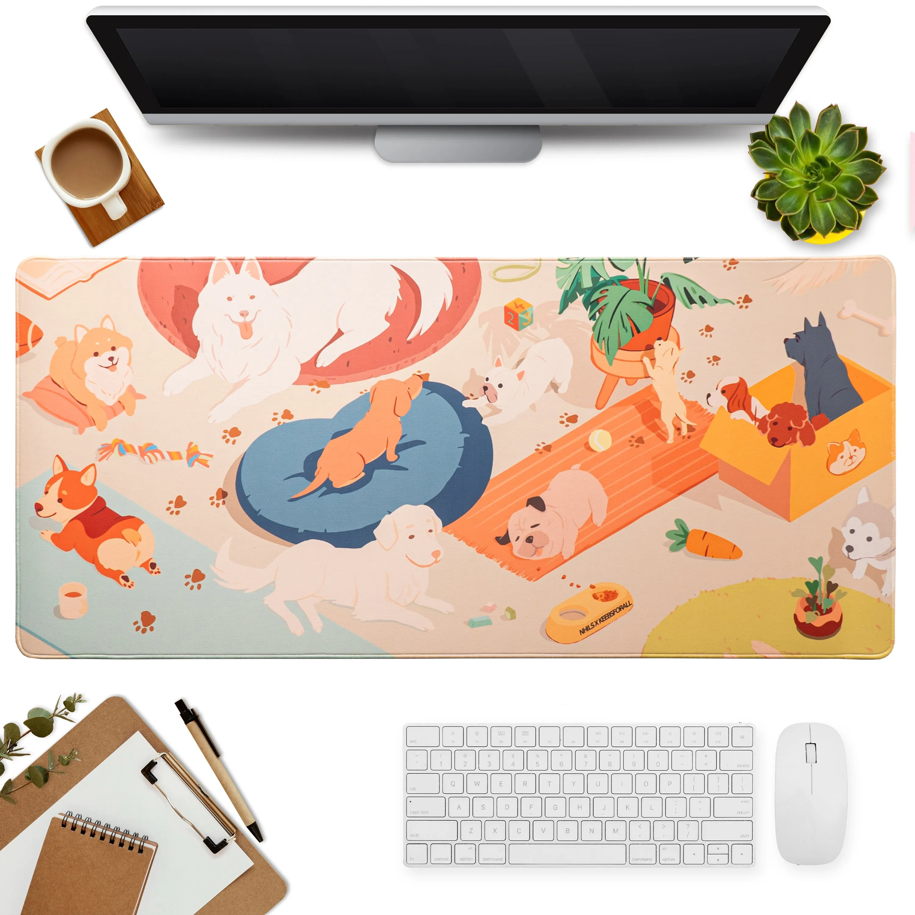 Doggie Wonderland Deskmat