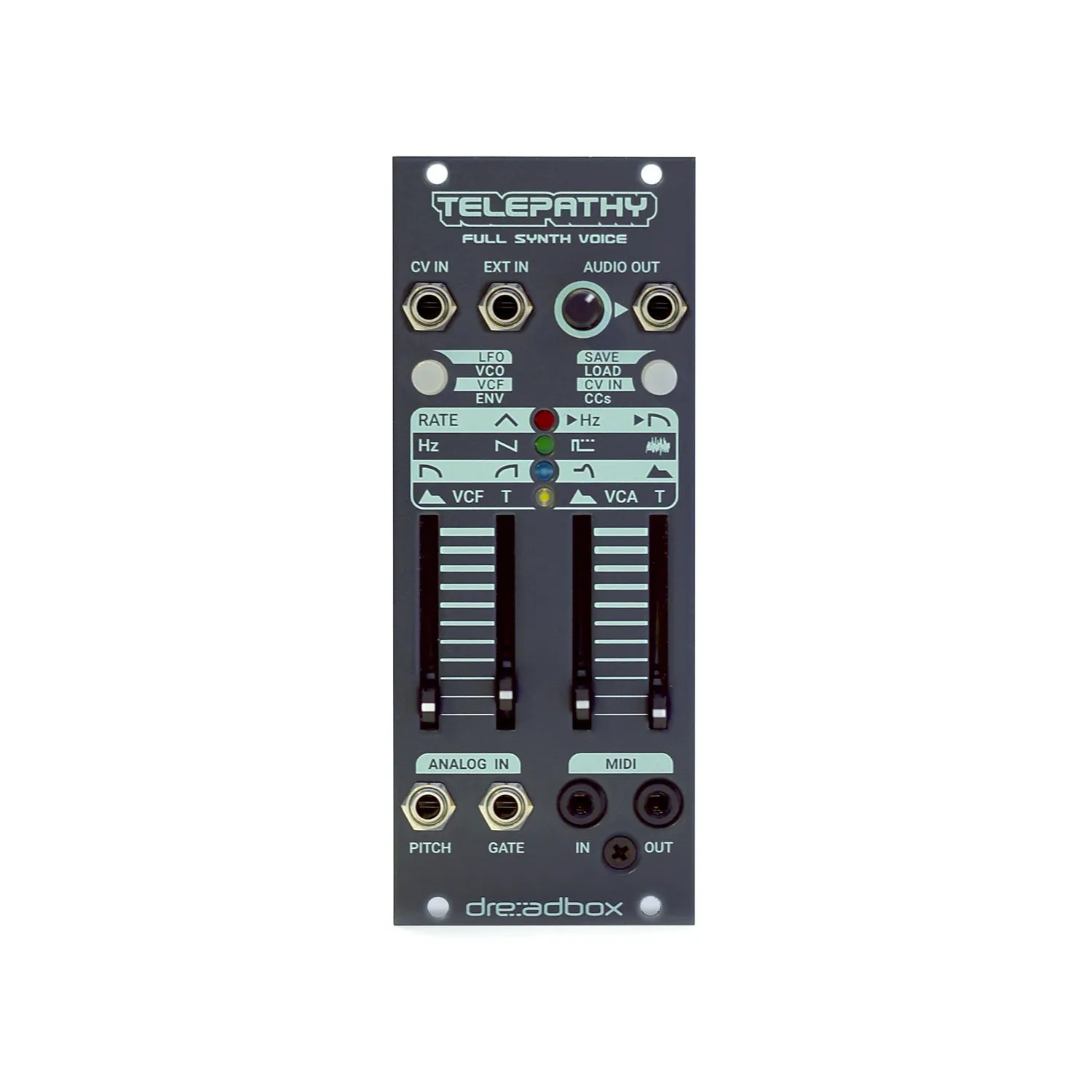 Dreadbox Telepathy Bundle w/ Psychosis Mixer - 70HP Modular 6-Voice Poly-Synth 🧠