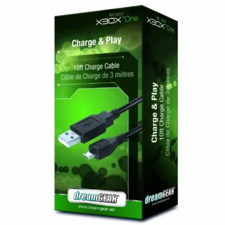 Dreamgear Xbox One Charge and Play - 10 ft. Cable