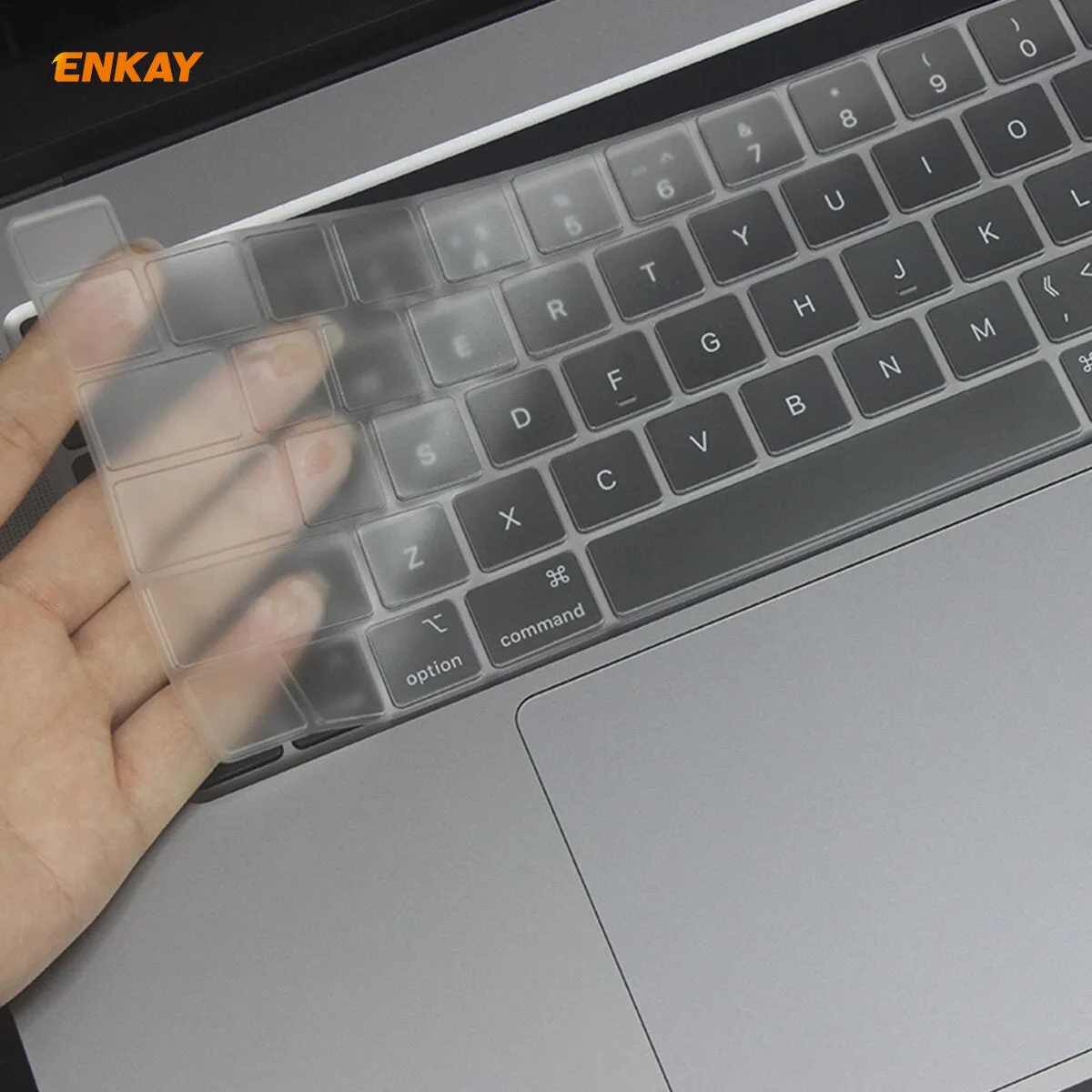 (EU version) Enkay Waterproof Dustproof TPU Macbook Keyboard Protective Film   Case Crystal Case   Dust Plug for MacBook Pro 16 2019 (A2141)