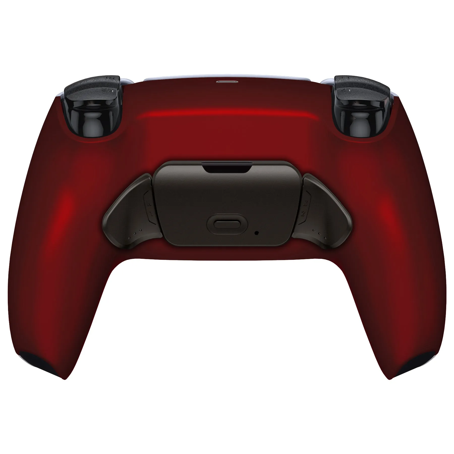 eXtremeRate Black Real Metal Buttons (RMB) Version RISE 2.0 Remap Kit for PS5 Controller BDM-010/020 - Scarlet Red - XPFJ7004