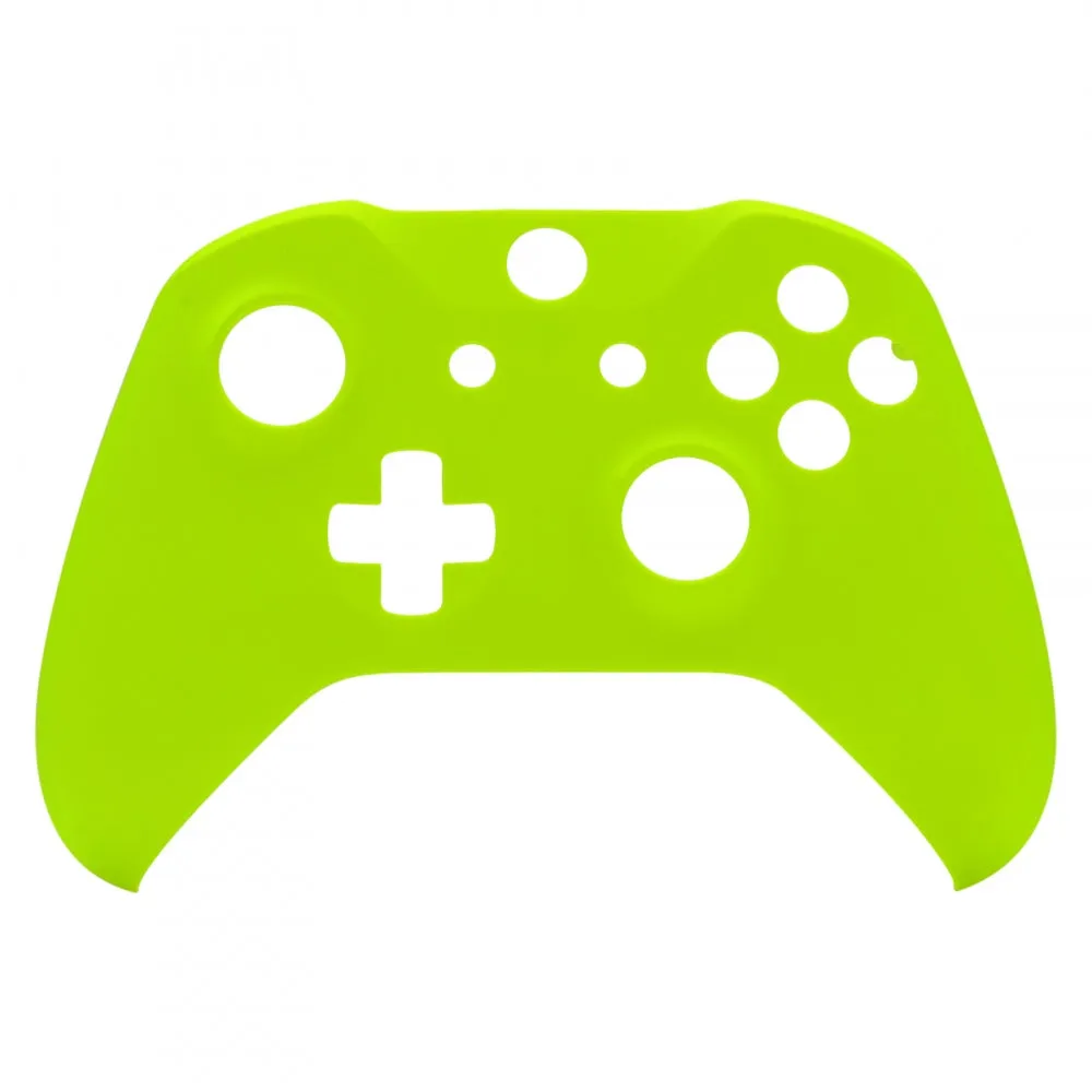 eXtremeRate Lime Yellow Soft Touch Top Housing Shell Faceplate for Microsoft Xbox One S X Game Controller - SXOFP17