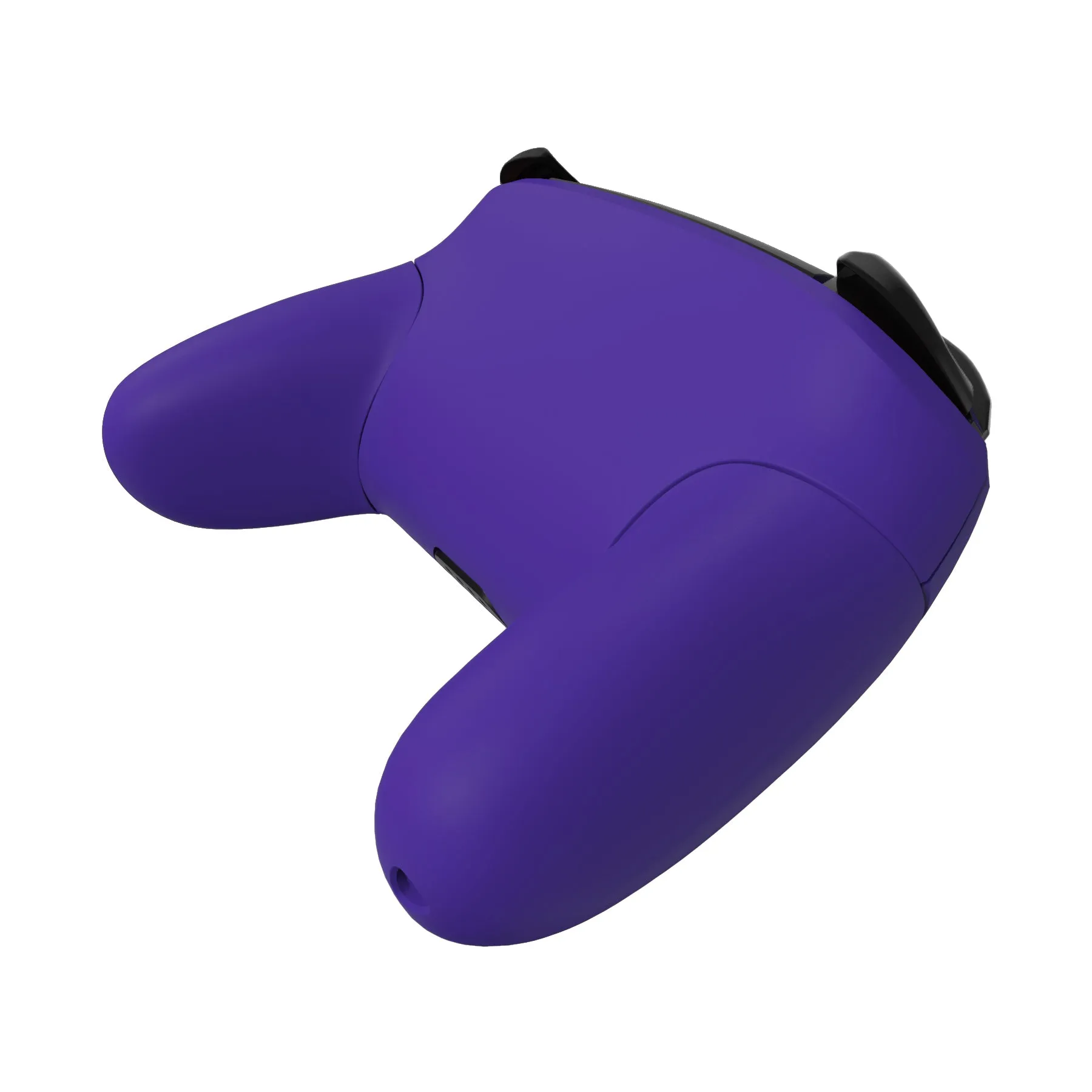 eXtremeRate Purple Faceplate Backplate Handles Cover, Octagonal Gated Sticks Design DIY Replacement Grip Housing Shell for NS Switch Pro Controller - Controller NOT Included - FRE613
