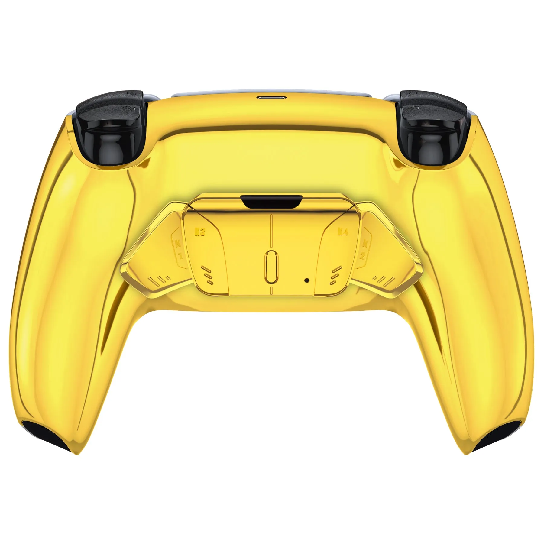 eXtremeRate Remappable RISE4 V3 Remap Kit for PS5 Controller BDM-030/040/050 - Chrome Gold - YPFD4001G4
