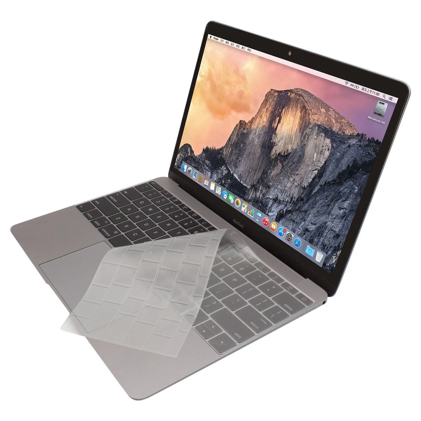 FitSkin   Clear Keyboard Protector for MacBook 12"